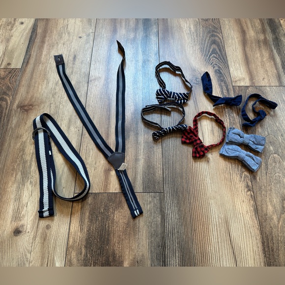 Other - Baby Boy Accessory Lot Bow ties Suspenders Belt